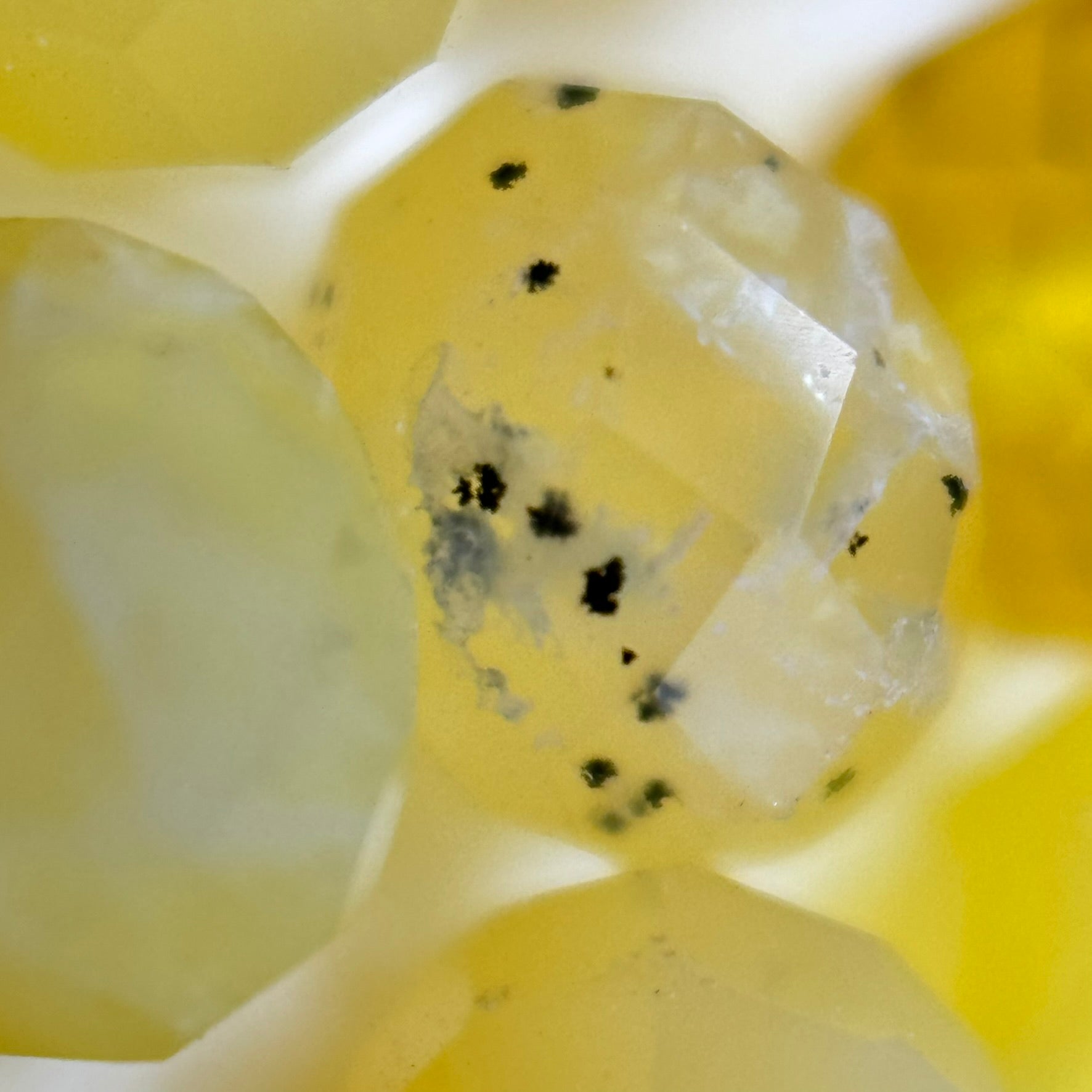 Yellow Opal Faceted Rondelle Beads (5.5x4mm) image 4