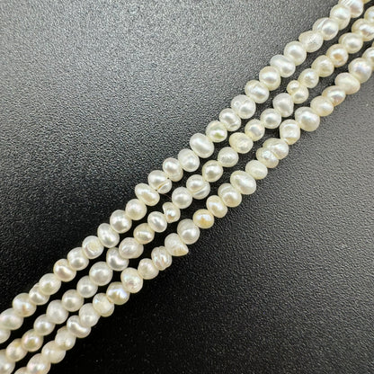 Pink, White and Peach Pearl  3.5x3mm - Jewellery Making image 6