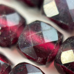 Garnet Square Beads image 6