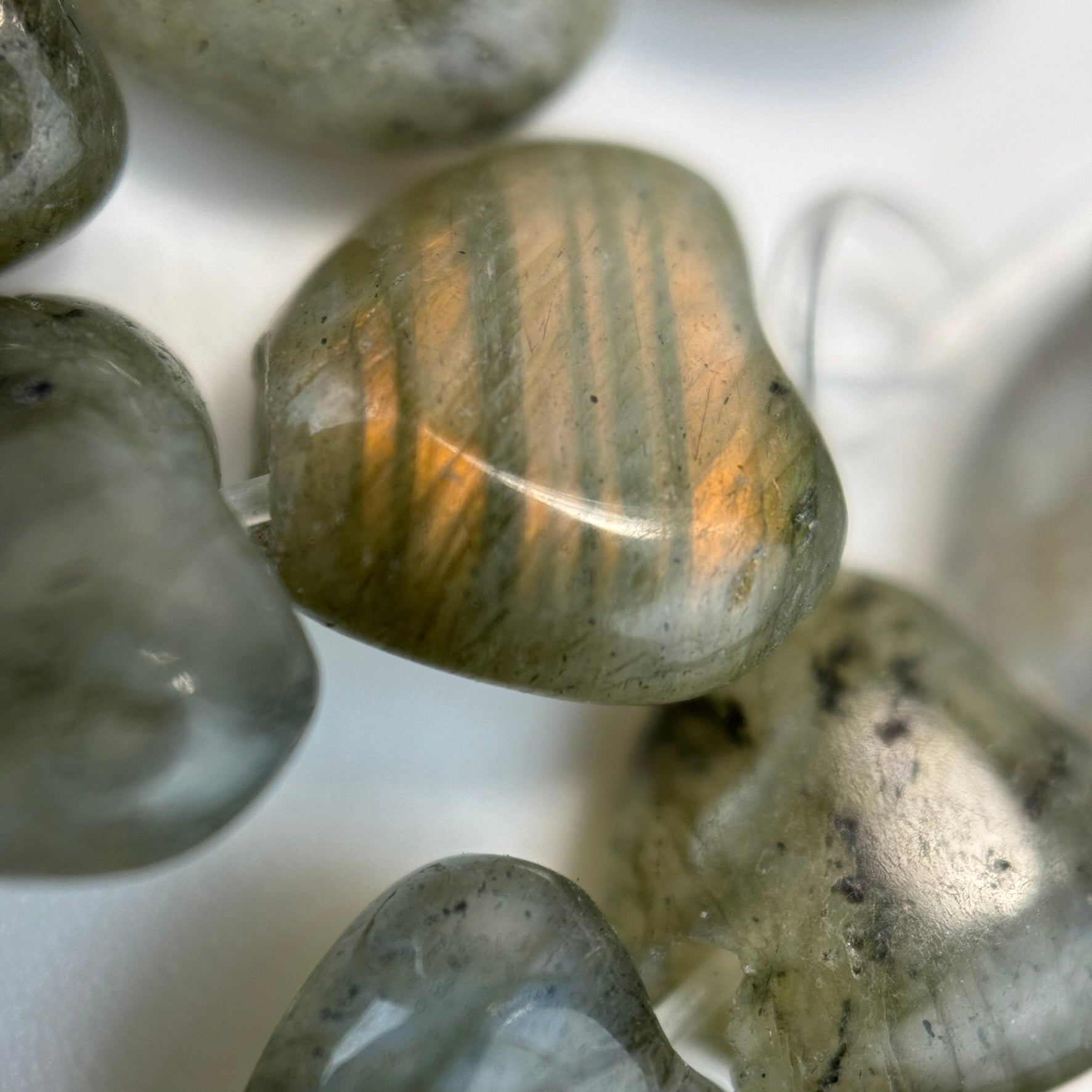 Labradorite Heart Beads image 2