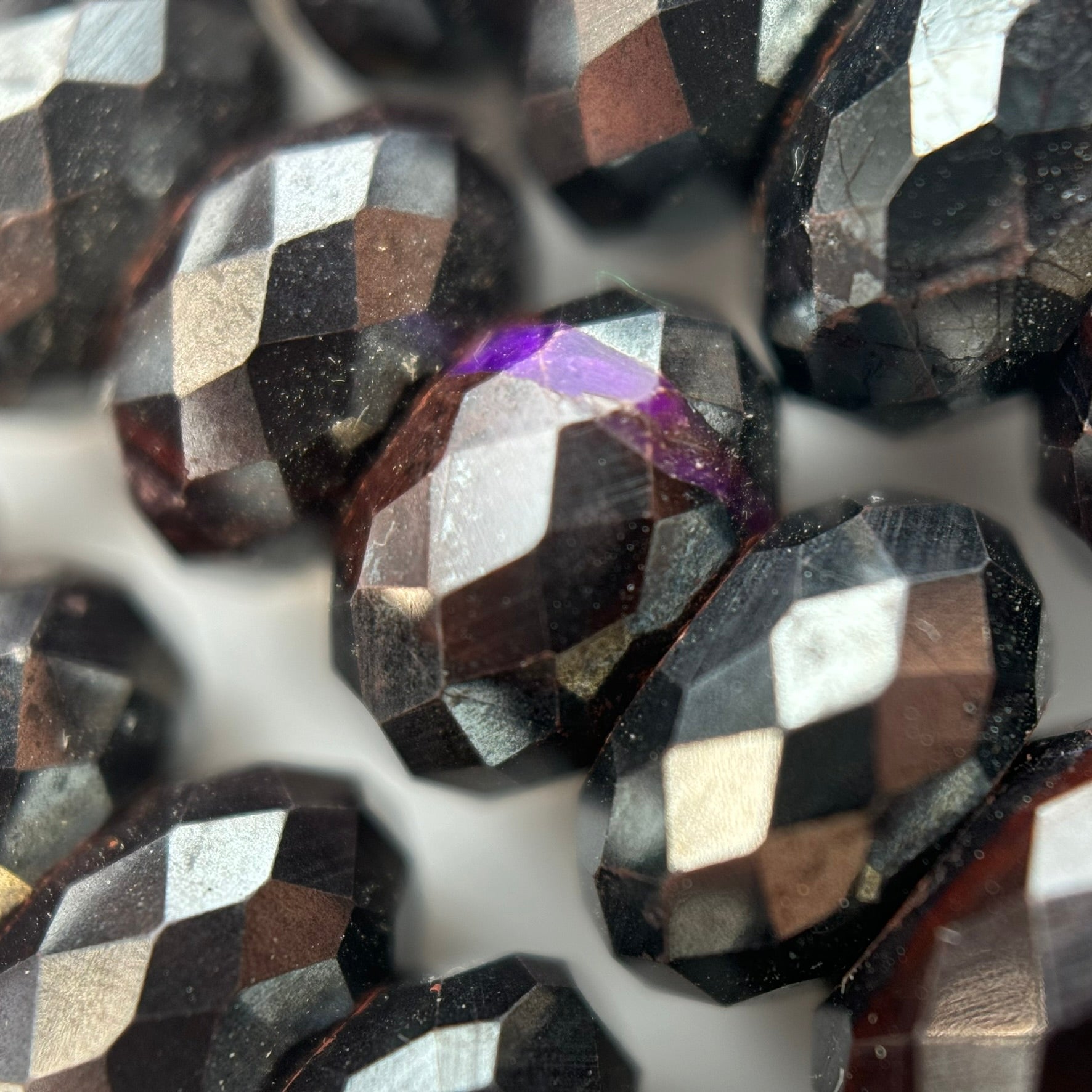 Sugilite Faceted Rondelle Beads image 6