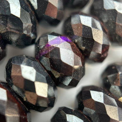 Sugilite Faceted Rondelle Beads image 6
