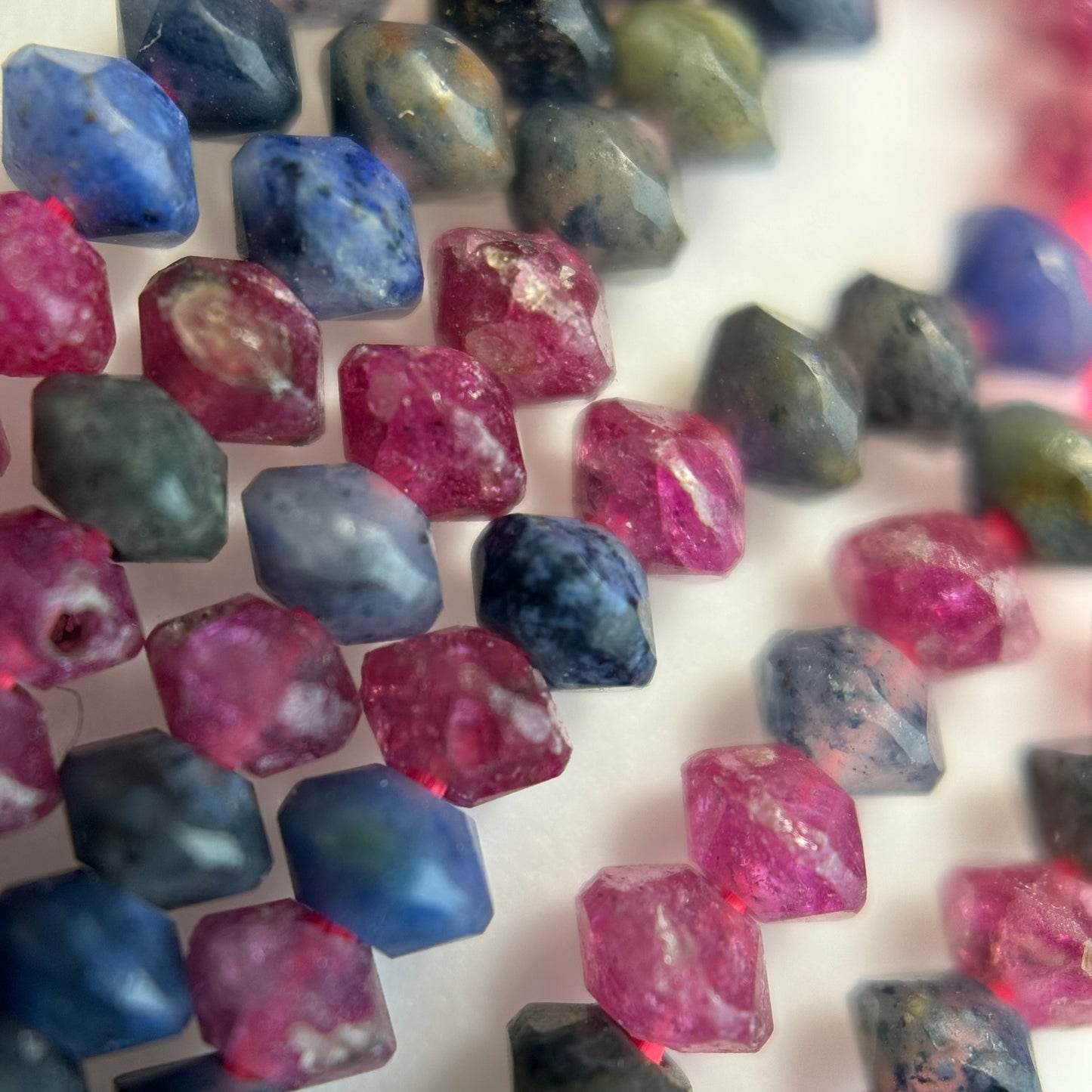 Ruby and Sapphire Space Ship Beads image 7
