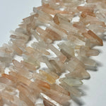 Singing Crystal Quartz Blade Polished Beads image 5