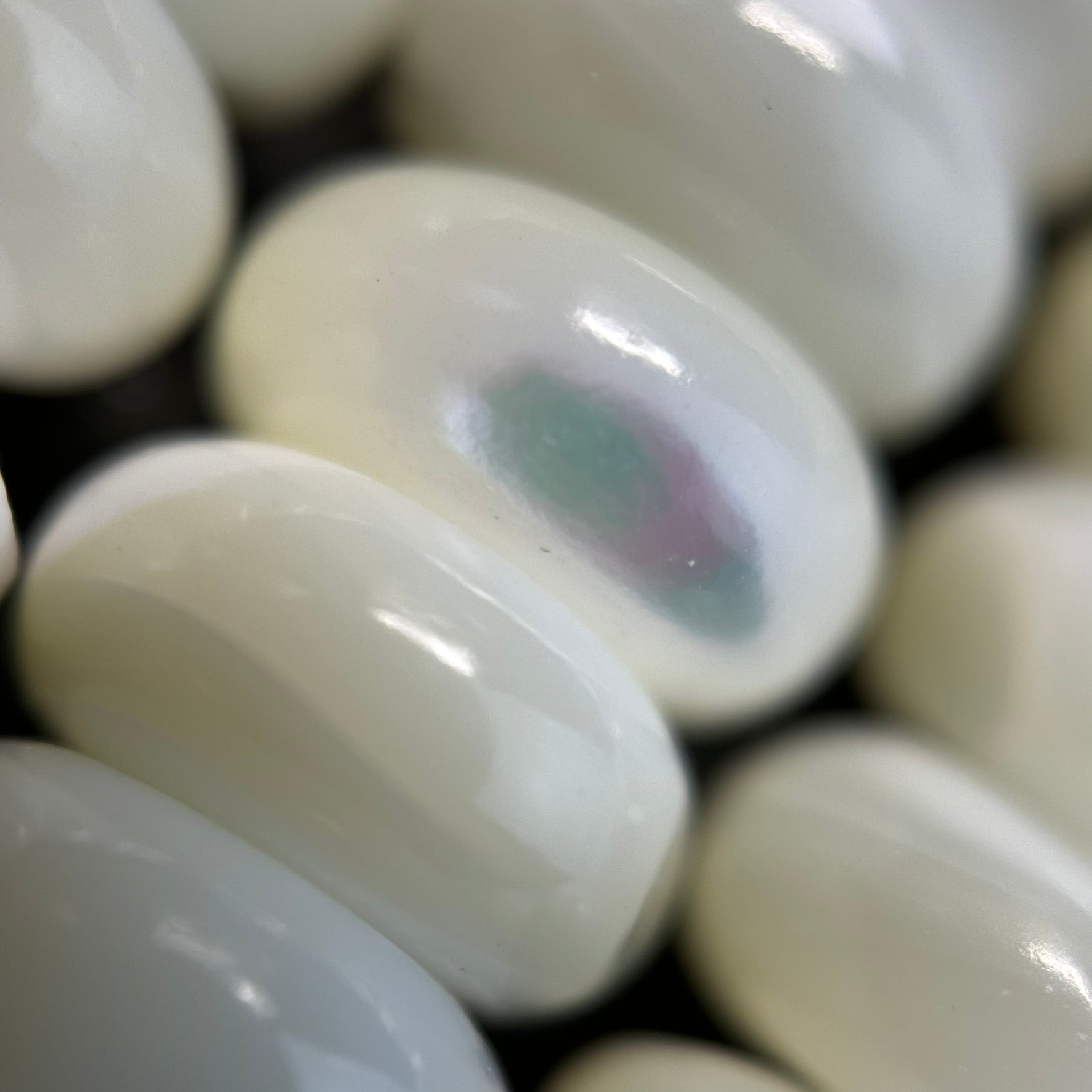 White Mother Of Pearl Beads image 1