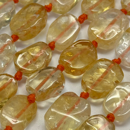Citrine Freeform Beads image 6