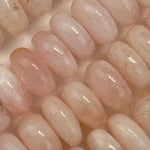Morganite Rondelle Polished Beads image 3