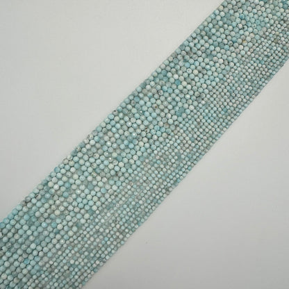 Hemimorphite Faceted Round Beads - (A Quality)