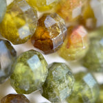 Garnet Faceted Rondelle Beads image 6