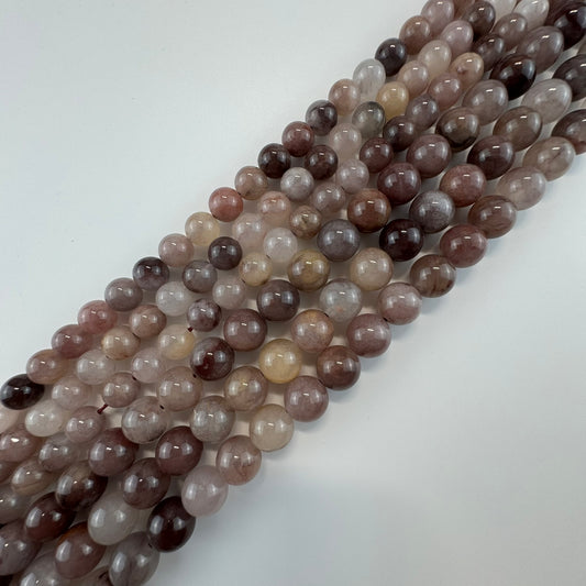 Purple Quartz Polished Round Beads image 0