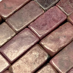 Rhodonite Rectangular Beads image 2