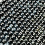 Natural Blue Tiger's Eye AA Polished Round Beads image 2
