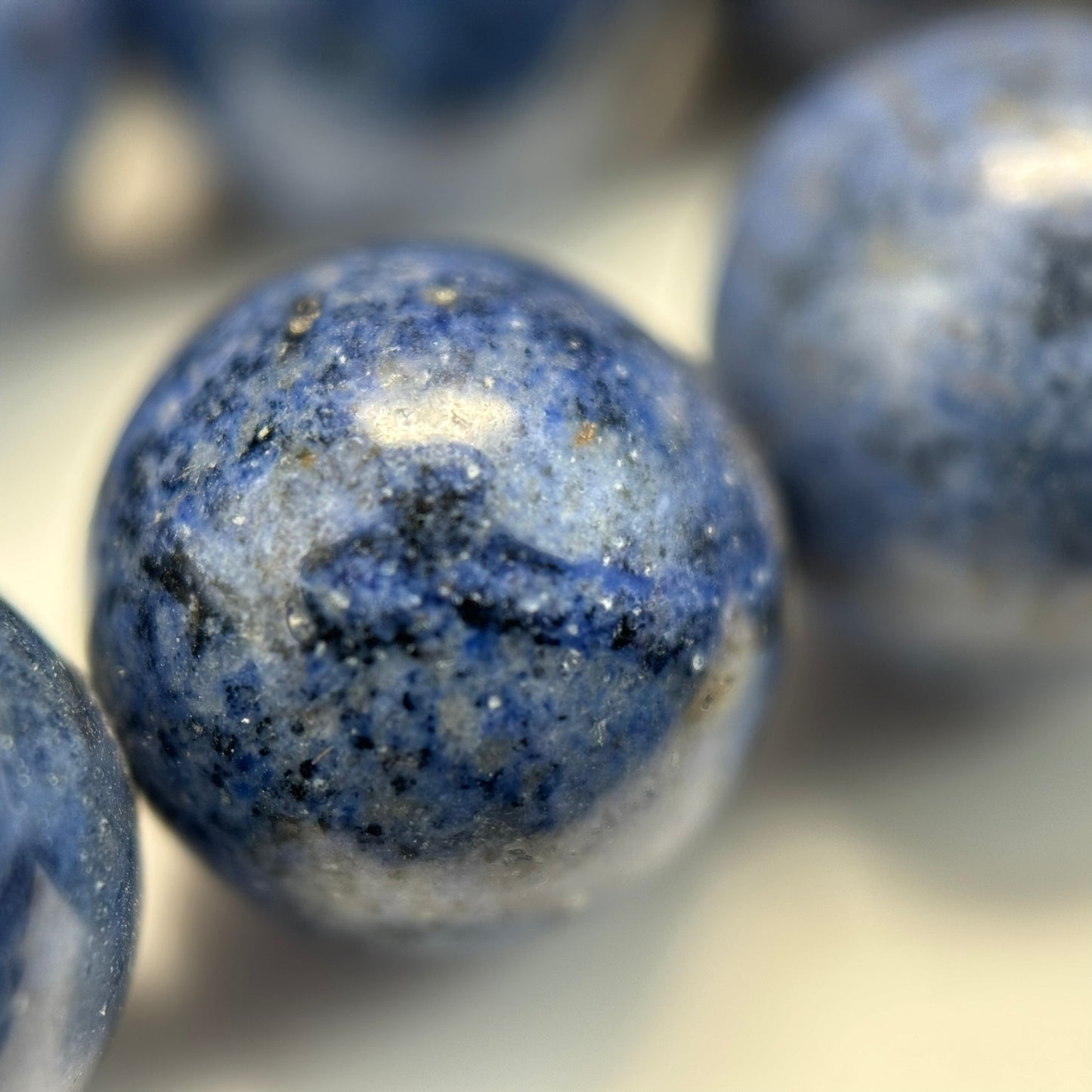 Dumortierite Polished Round Beads image 5