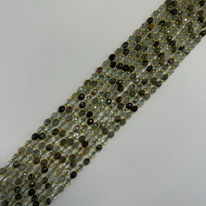 Lodalite (Chlorite) Faceted Barrel 8 Beads image 6