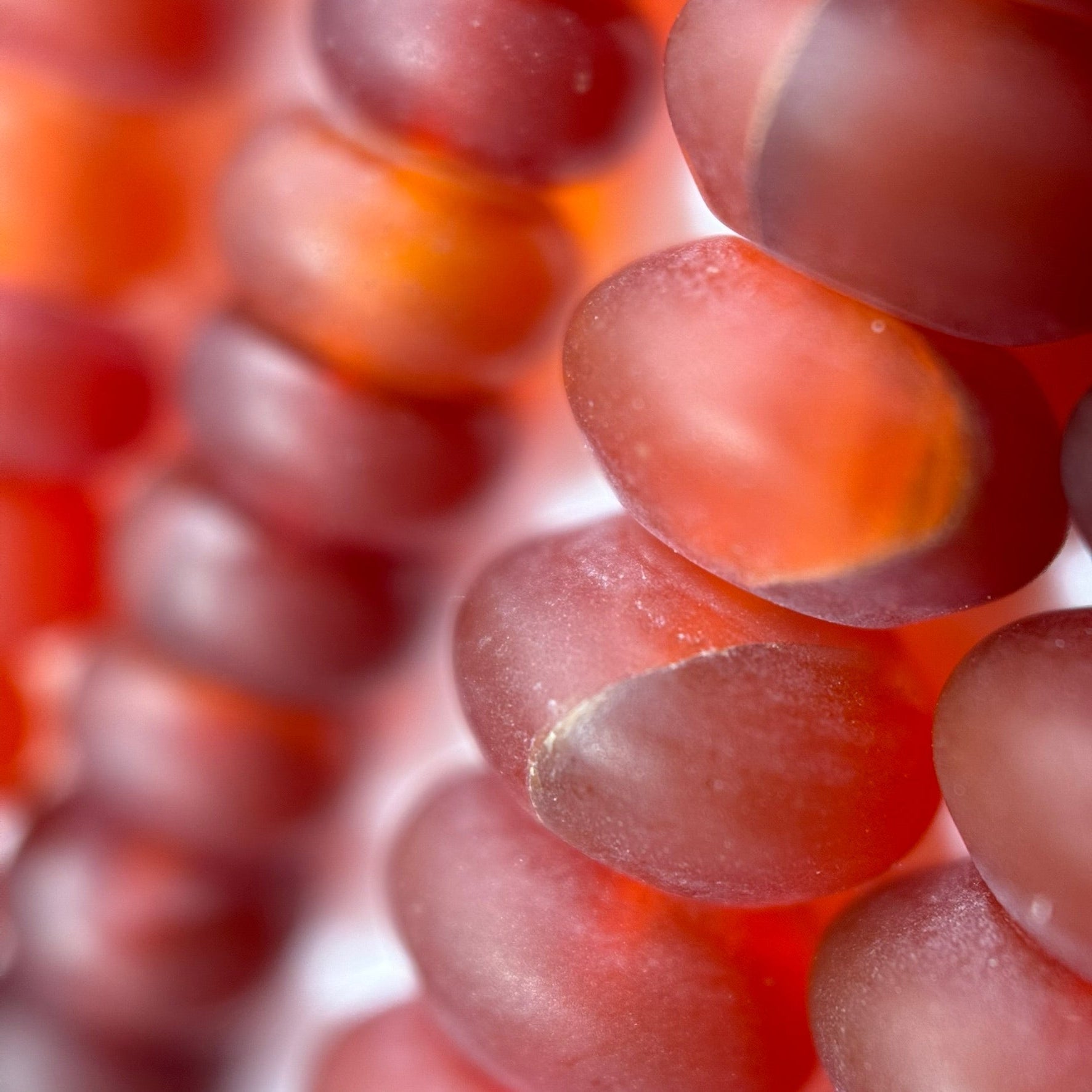 Carnelian Frosted Rondelle Beads image 5