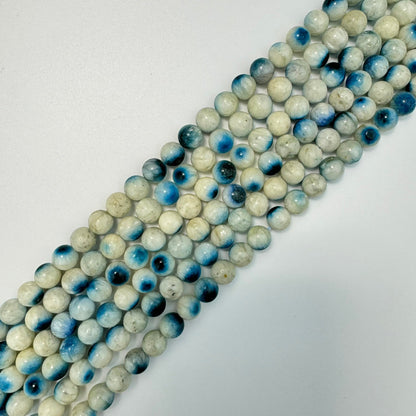 Blue Ice Glacier AA Polished Round Beads image 6