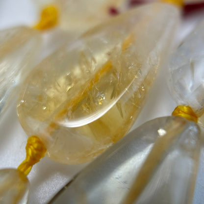 Citrine Pear Shape Beads image 6