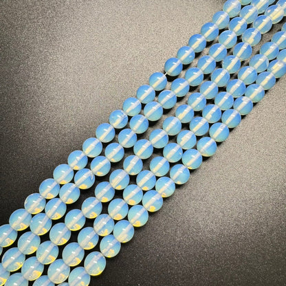 Opalite(Synthetic) Polished Round Beads image 6