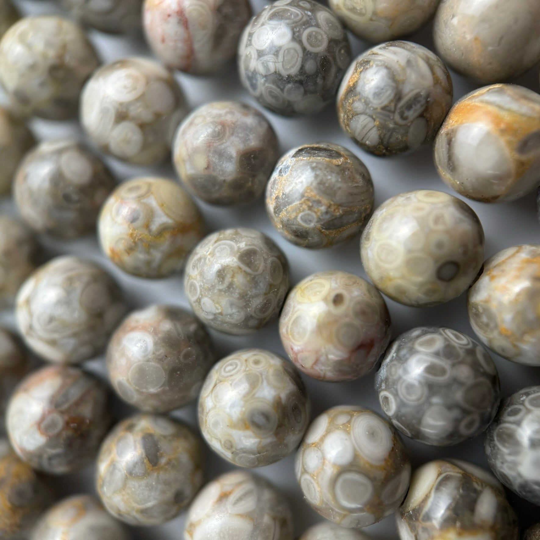 Oolite Polished  Round Beads image 6