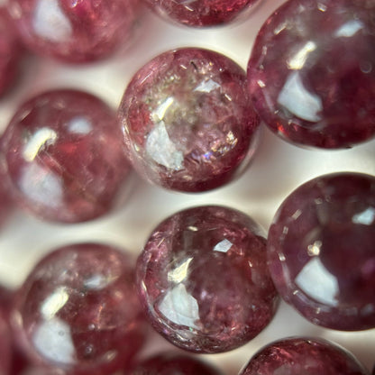 Rhodolite Grape Garnet Polished Round Beads image 6