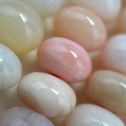 Pink Opal AAA Rondelle Polished Beads image 6