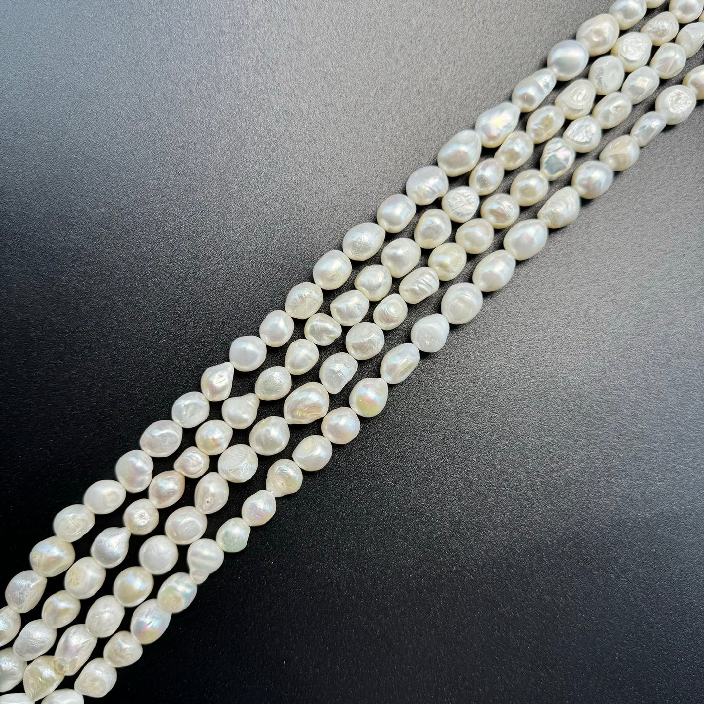 A White Potato Pearl  12x10mm image 6