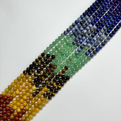Chakra Polished Round Beads image 6