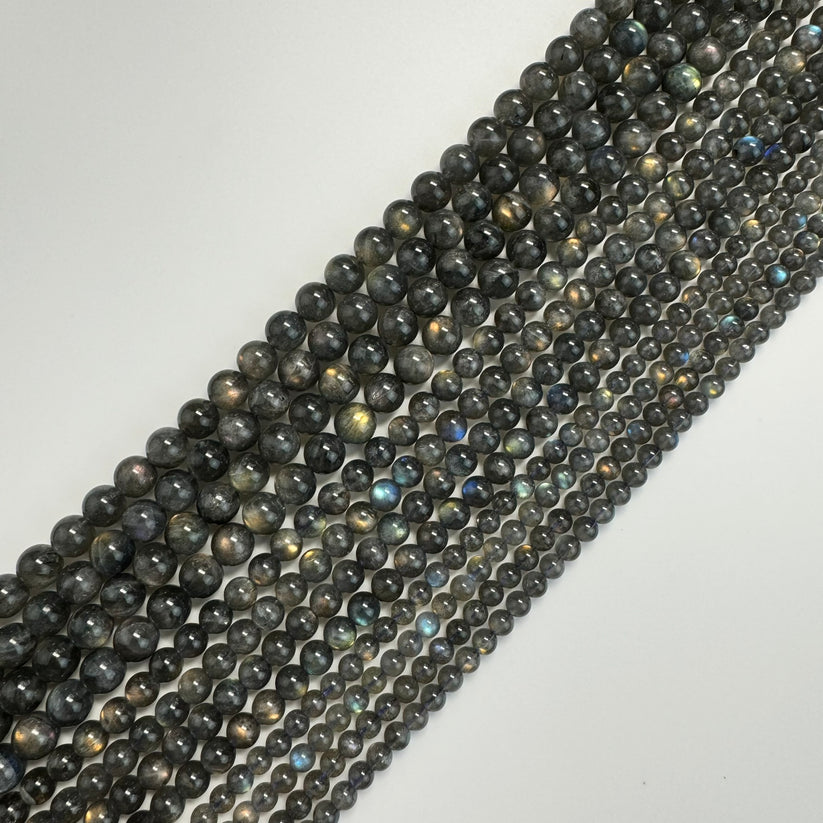 Polished Smooth Round Gemstone Beads