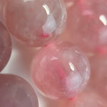 Morganite AA Polished  Round Beads image 1