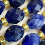 Sodalite AA Faceted Barrel 8 Beads image 2