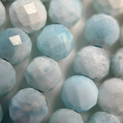 Hemimorphite Faceted Round Beads image 1