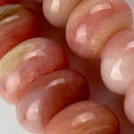 Pink Opal AA Rondelle Polished Beads image 1