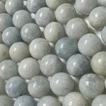 Blue Calcite Polished Round Beads image 7