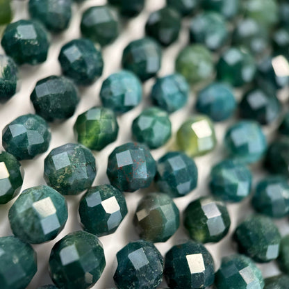 Bloodstone Faceted Round Beads image 3