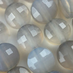 Gray Agate Lentil Beads image 1