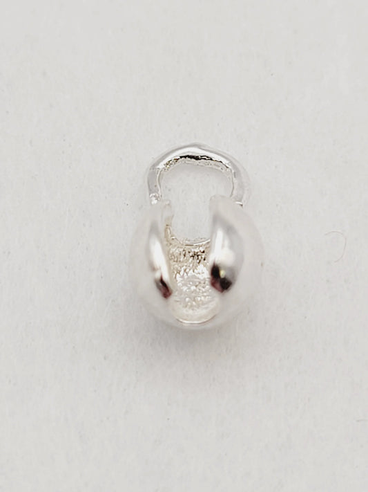 Crimp Cover Jump Ring | 925 Sterling Silver | 10/pkg (3 sizes) image 0