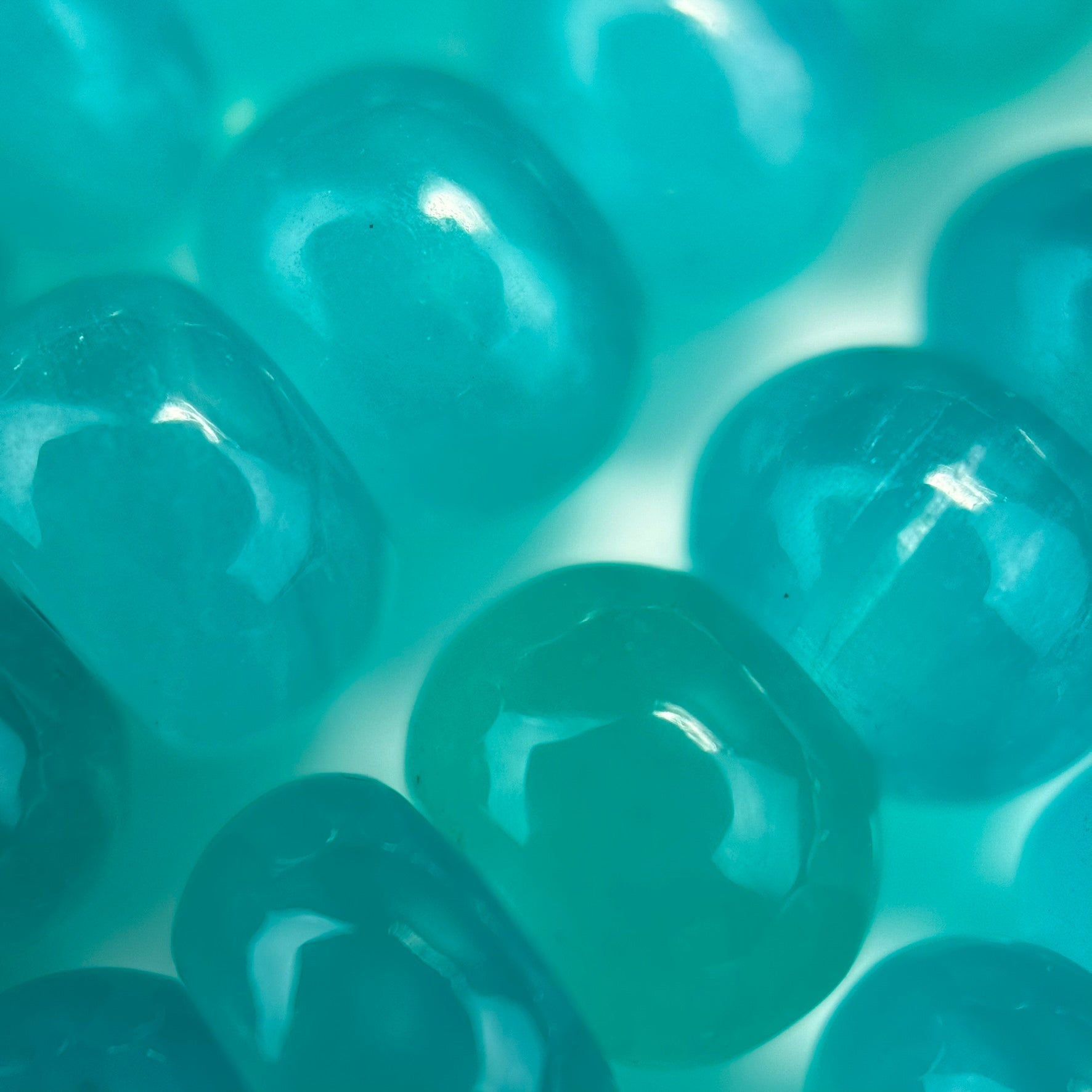 Amazonite AAAA Rondelle Polished Gemstone Beads image 2