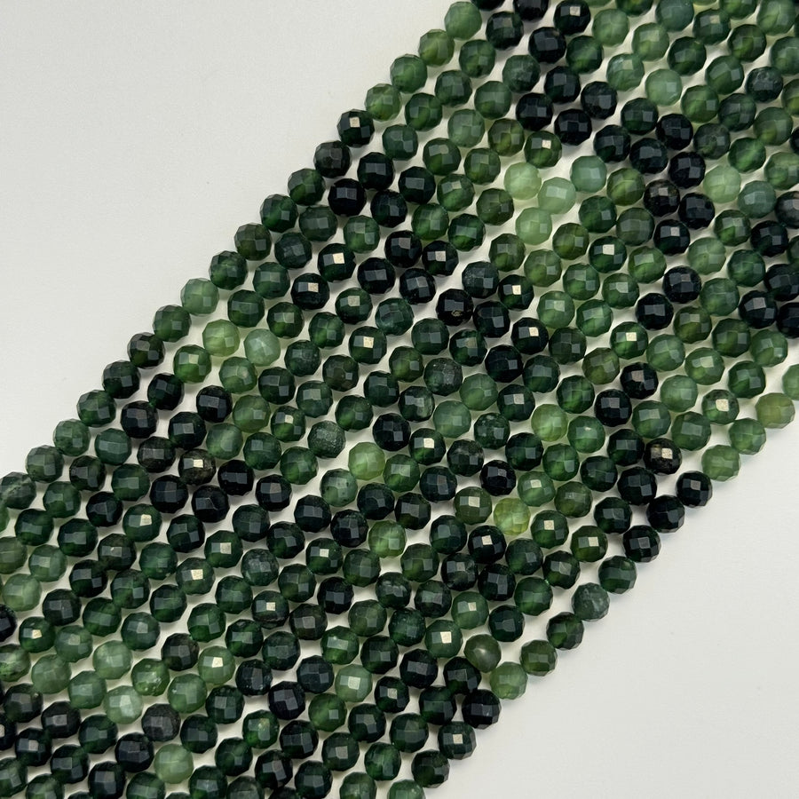 Serpentine Faceted Round Beads image 0