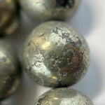 Pyrite | Polished 4-20mm Round Beads image 1