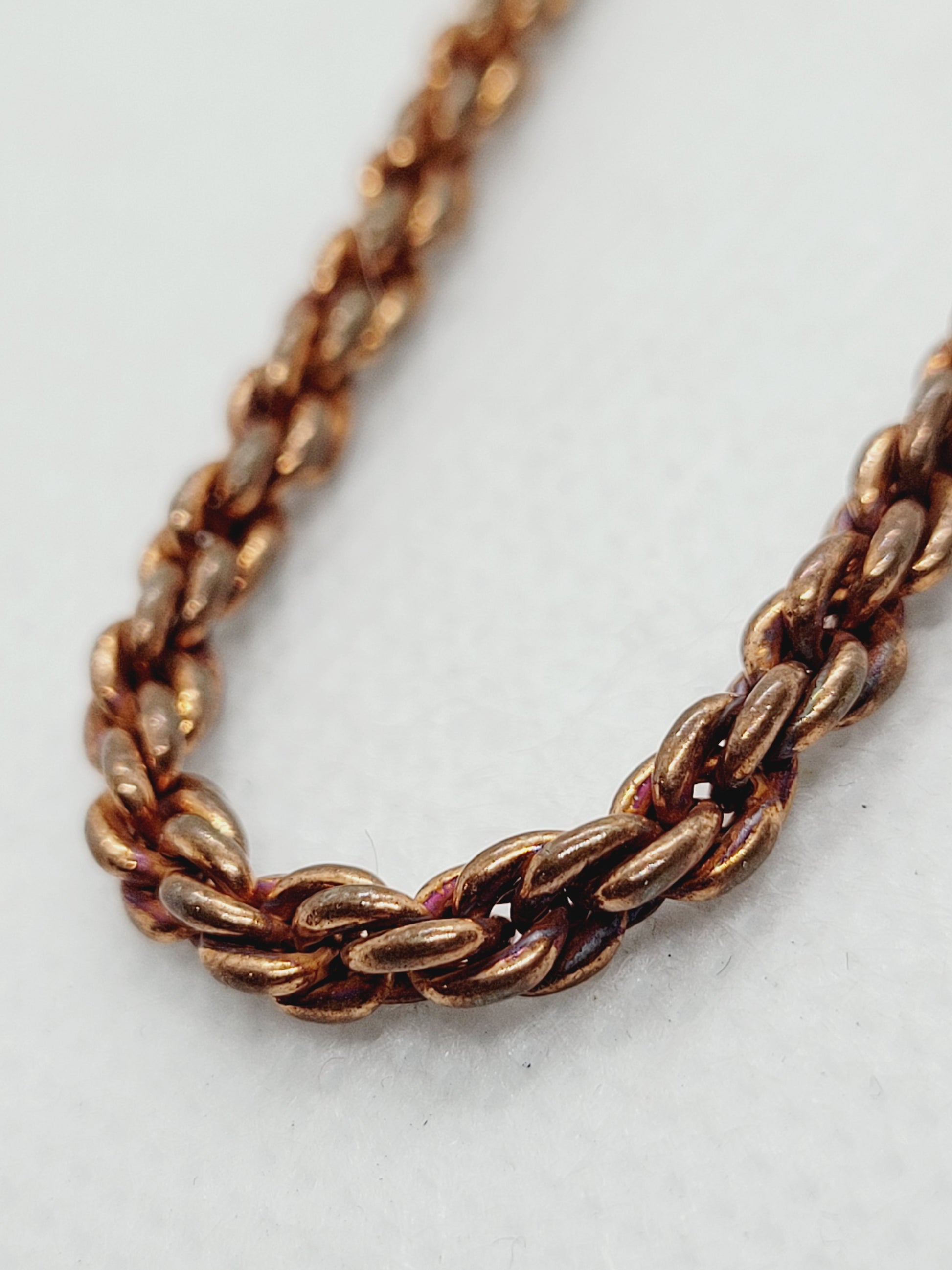 18" & 24" pure  Copper Rope Chain image 3