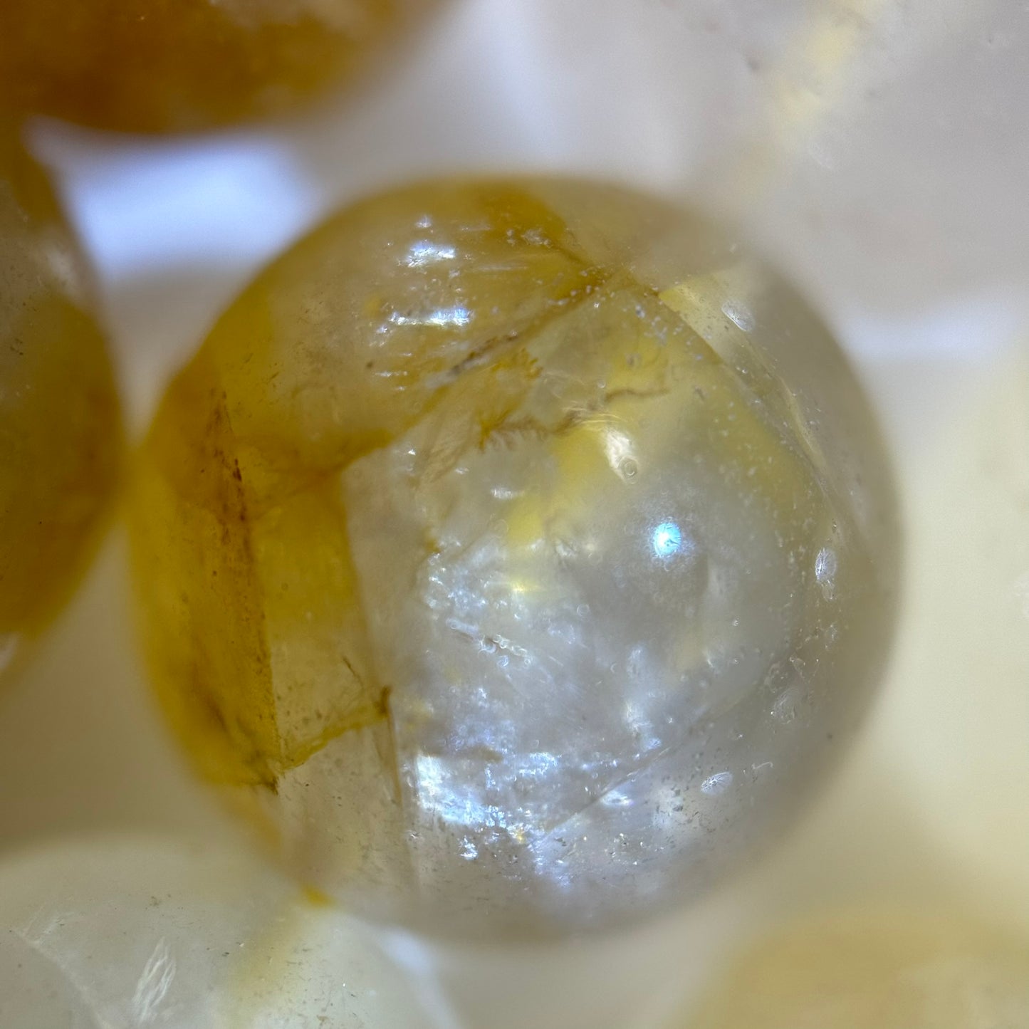 Golden Healer Quartz Polished Round Beads image 5