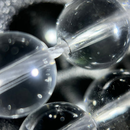 Clear Quartz Polished  Round Beads image 3