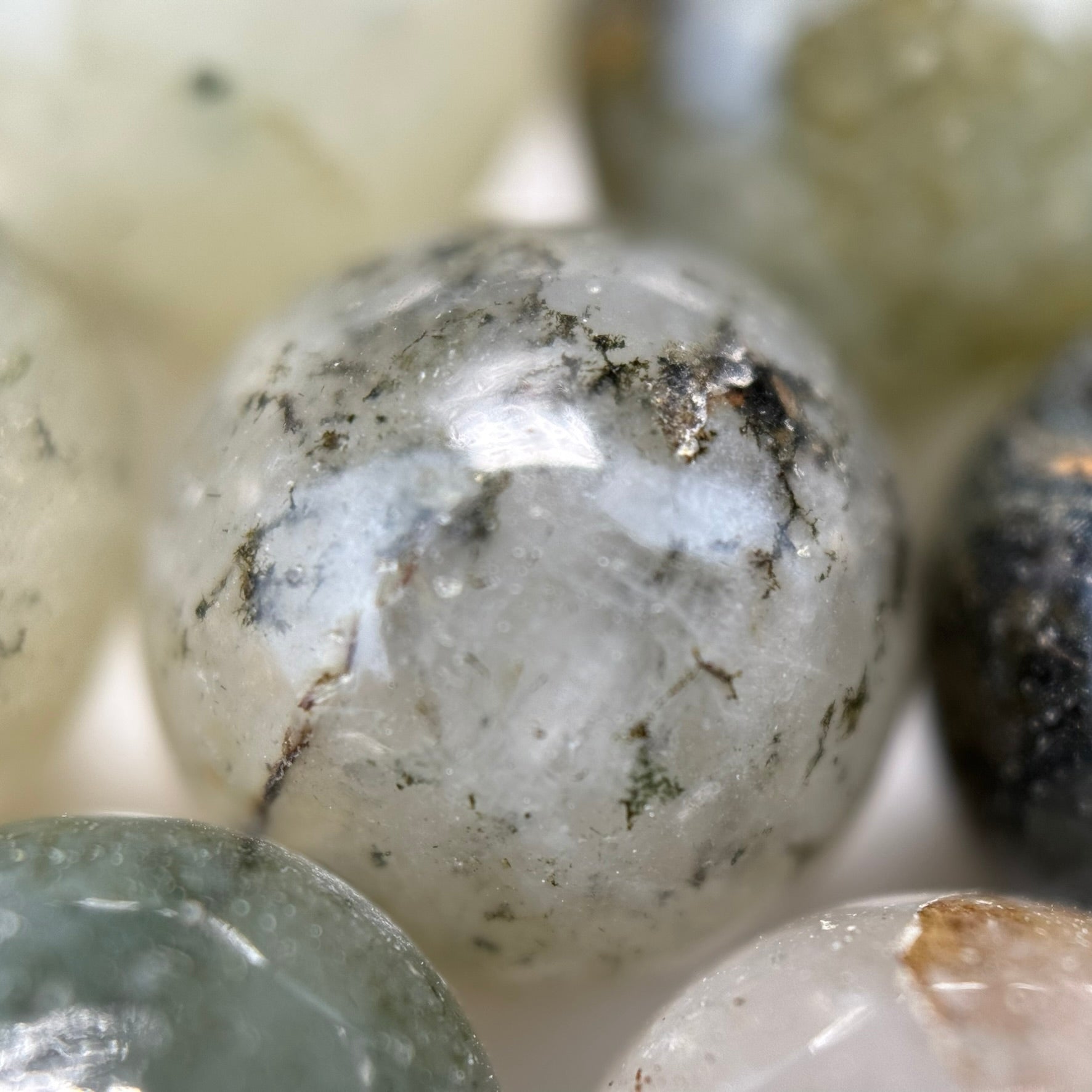 Chlorite Quartz Polished Round Beads image 6