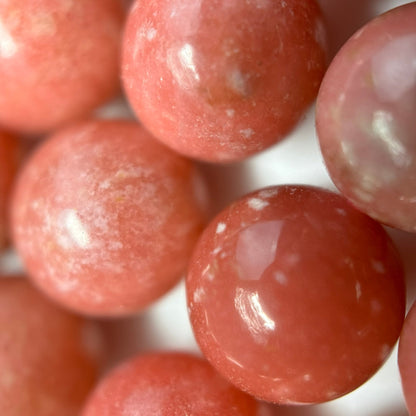 Thulite Polished  Round Beads image 3
