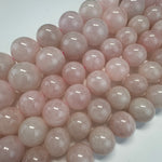 Rose Quartz Polished  Round Beads image 2