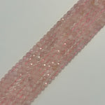 Rose Quartz Faceted Round Beads image 4