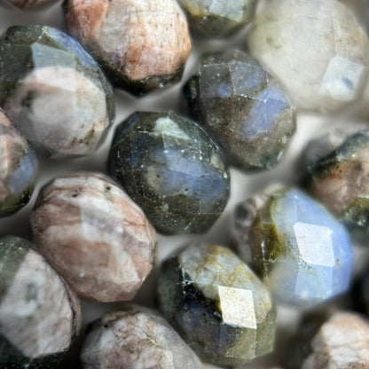 Lianite Faceted Rondelle Beads image 5