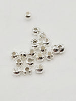 Crimp Covers | 925 Sterling Silver | Available in 3 colours image 2