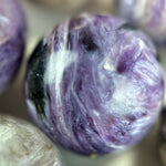Charoite Polished Round Beads image 8