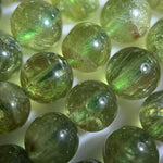 Green Apatite Polished Round Beads image 3